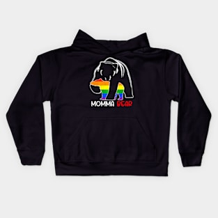 LGBT Mama Momma Bear Gay Pride Proud Mom Mother's Day Kids Hoodie